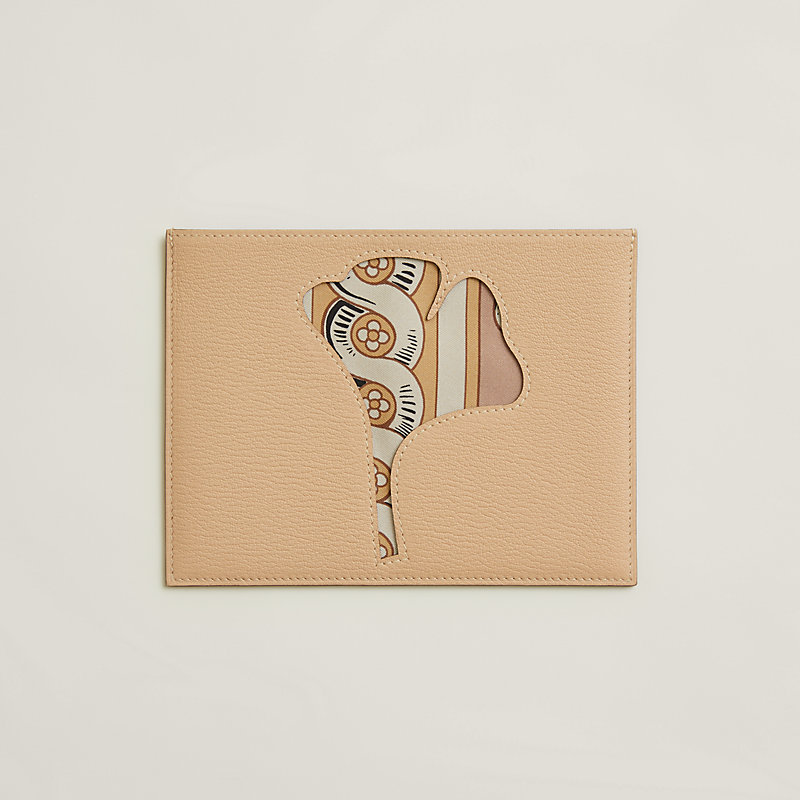 Clutch in goatskin and silk | Hermès USA